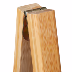 Relaxdays 10025014 anello e portasciugamano Porta asciugamano Da terra Bamboo - Vista aggiuntiva 6