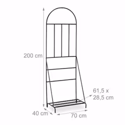 Relaxdays 10026101 supporto per piante - Vista aggiuntiva 4