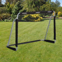 Relaxdays - Porta Calcio Giocattolo, Rete per Bambini & Adulti, Piccole per Giardino, hlp: 110x150x75cm, grigio/nero