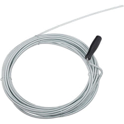 Relaxdays - Sonda Sturatubi da 10 m, Spirale Sturalavandini Meccanica, per wc, Doccia, Vasca, ø 5mm, Argento