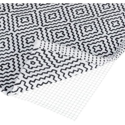 Relaxdays Sottotappeto Antiscivolo, Rete Blocca Tappeto & Passatoia, per Corridoio,Bagno & Salotto,LxP 100x120 cm,crema