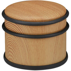 Relaxdays Fermaporta, Blocca Porta Pesanti & Ferma Finestre, Acciaio & Gomma, Accessorio per la Casa, ∅ 9,5 cm, Marrone