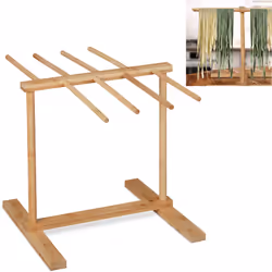 Portate la tradizione italiana a casa vostra con questo essiccatore per la pasta! Lo stand con 8 braccia è l’ideale per asciu ...