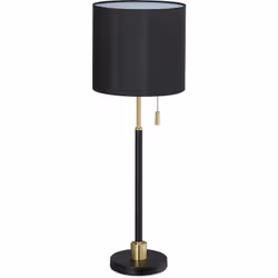 Questa lampada da tavolo è ideale per creare un’illuminazione suggestiva in soggiorno o per diffondere una luce gradevole in  ...