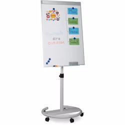 Una lavagna magnetica con cavalletto è indispensabile in ufficio. Con il treppiede potete presentare e appendere con i magnet ...