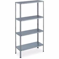 Questo scaffale offre moltospazio per mettere in ordine. Puoi utilizzarlo come scaffale in cantina,officina, nella dispensa, ...