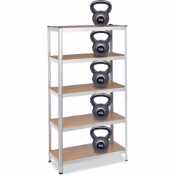 Questo scaffale offre moltospazio per mettere in ordine. Lo scaffale offre molto spazio per riordinare edè ideale per sopport ...