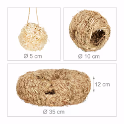 Relaxdays 10034441 arredamento per habitat di animali di piccola taglia - Vista aggiuntiva 4