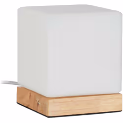 Questa lampada decorativa da tavolo si caratterizza peril suo design scandinavo. Il paralume in vetro opalino fornisceun'illu ...