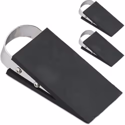 Questi 3cunei fermaporta a pavimento sono l’ideale per evitare che le porte si chiudanosbattendo all’improvviso in casa tua.S ...