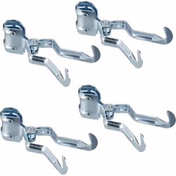 Quando vai in campeggio non hai molte possibilità di appendere giacche, asciugamani o altri accessori. Questi ganci in metall ...