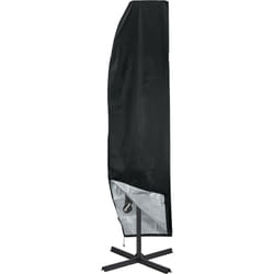 Copertura Protettiva per Ombrelloni, Diametro 2-4 m, Custodia, Tessuto Oxford Impermeabile, Resistente, Nero - Relaxdays