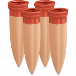 Con questo set di 4 coniper l’irrigazione a goccia, trasformerai le tue bottiglie di plastica inpratici annaffiatori automati ...