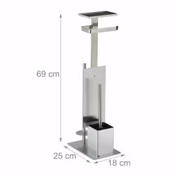Relaxdays 10037437 scopino e porta scopino WC - Vista aggiuntiva 4