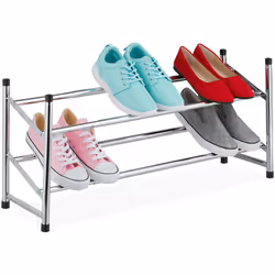 Porta ordine tra le tue scarpe con questa pratica scarpiera. Il portascarpe è dotato di 2 ripiani per sistemare fino a 10 pai ...