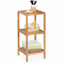 Questoscaffale in legno di noce ti permetterà di portare ordine nel tuo bagno creandonuovo spazio per poggiare ogni tipo di a ...