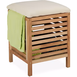 Questo pouf per il bagno è un pratico accessorio multiuso per utilizzare lo spazio in maniera efficiente. Non solo può essere ...