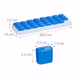 Relaxdays 10037977 organizzatore per pillole - Vista aggiuntiva 4