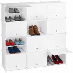 Di' basta alle montagne di scarpe che si accumulano all'ingresso. Rendi la tua vita un po' più facile con questa scarpiera. N ...