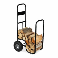 Relaxdays 10038466 carrello e supporto per legna