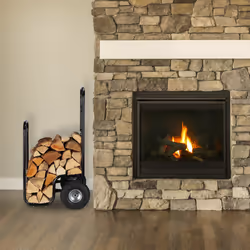 Relaxdays 10038466 carrello e supporto per legna