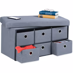Qualsiasi casa dovrebbe essere provvista di una panca contenitore come questa. Il comodo cuscino offre un posto piacevole per ...