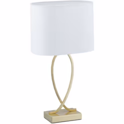 Con questa lampada moderna da tavolo ti assicurerai un elegante elemento di arredo per le tue 4 mura domestiche. L'abat jour  ...