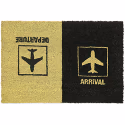 Se viaggiare è il tuo stile di vita, questo tappetino non può che fare al caso tuo. Il design con scritta "Arrival Departure" ...