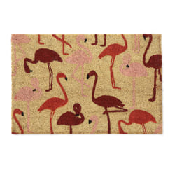 Relaxdays 4052025390549 zerbino Interno/esterno Rettangolare Marrone, Rosa, Rosso