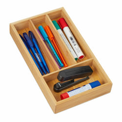 Relaxdays 10039317 organizzatore per cassetto di scrivania