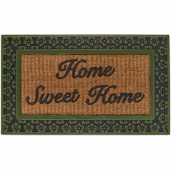 Tieni lontano lo sporco da casa con questp zerbino per ingresso con scritta "Home Sweet Home" decorativa. Il tappetino in gom ...
