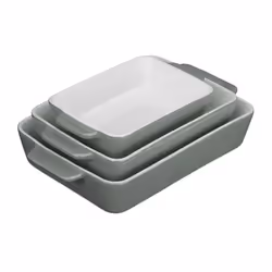 Che si tratti di lasagne,arrosti o tiramisù, se vuoi viziare famiglia e amici con un pasto sostanzioso,il set da 3 teglie è q ...