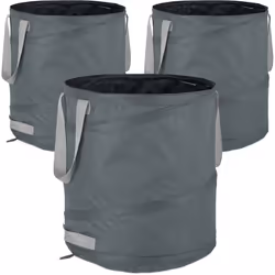 Il set da 3 sacchi per il giardinaggio è realizzato in poliestere, materiale impermeabile e resistente ai raggi UV. Ideale pe ...