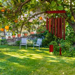 Relaxdays 10041372 sonaglio e campana al vento Marrone Legno 12 - Vista aggiuntiva 5