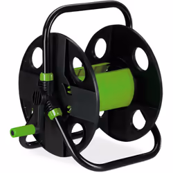 Con questo avvolgitubo sei equipaggiato al meglio per le attività di giardinaggio. Sul carrello potrai posizionare tubi lungh ...