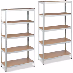 Questo scaffale offre molto spazio per mettere in ordine. Lo scaffale offre molto spazio per riordinare ed è ideale per soppo ...