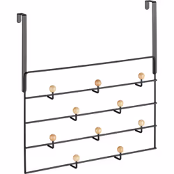 Non sai più dove appendere le tue felpe o il tuo accappatoio? Allora questo appendiabiti da porta in stile moderno è l’alleat ...