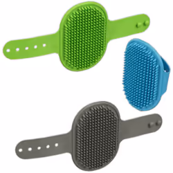 Prenditi cura del tuo animale domestico con questo pratico set da 3 spazzole. Sia per l'ora del bagnetto, per una veloce spaz ...
