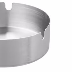 Relaxdays 4052025431846 portacenere e accessori Rotondo Acciaio inox