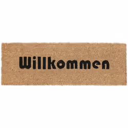 Se ti piace la Germania, questo zerbino con la scritta tedesca "Wilkommen" è ideale per accogliere a modo tuo gli ospiti prim ...
