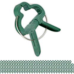 Relaxdays - Mollette per Orchidee, Set da 120, Clip per Piante Rampicanti, LxP 4,5x6 cm, Ganci a Pinza per Pomodori, Verde