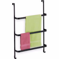 Questo portasciugamani è l'accessorio da bagno o cucina ideale se hai poco spazio. Il portasciugamani si fissa senza dover fo ...