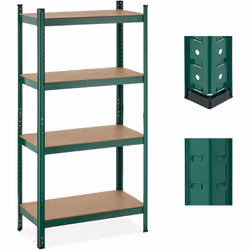 Questo scaffale offre molto spazio per riordinare edè ideale per sopportare anche grandi pesi, sia in cantina, in officina, i ...