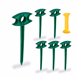 I pratici picchetti in plastica del set da 6 sono un vero e proprio tuttofare. Usali per il campeggio come picchetti da tenda ...