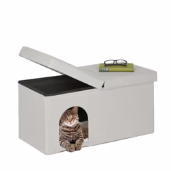 Questa comoda cassapanca è un pratico accessorio 2in1 grazie al quale tu e il tuo animale domestico potrete rilassarvi insiem ...