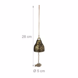 Relaxdays 10045162 Bronzo, Oro Metallo, Canapa 4 - Vista aggiuntiva 4