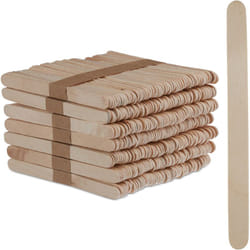 Relaxdays - Bastoncini in Legno, 900 Stecchi Ghiaccioli, Palette Abbassalingua o Spatole Ceretta, HxL: 11x1 cm, Naturale