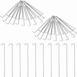 Se hai bisogno di un ancoraggio stabile per le tue tende su un prato o su un terrreno boscoso, questo set da 50 picchetti gar ...