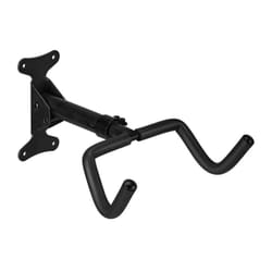 Relaxdays - Portabici da Muro, da Parete, Pieghevole, Garage e Cantina, Gancio per Bici, 30 kg di Capacità di Carico, Nero