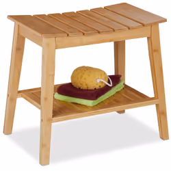 Questo sgabello con venature naturali è la soluzione ideale per maggior comfort e praticità nel tuo bagno. Può essere utilizz ...